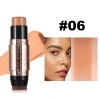 Double-head cross-border high-gloss brush, natural three-dimensional effect, contour contouring and concealing high-gloss pen, halal certification Item Picture